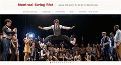 Desktop Screenshot of montrealswingriot.com